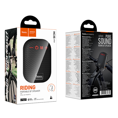 Hoco Fun Outdoor Wireless Bluetooth Speaker HC35 - Black
