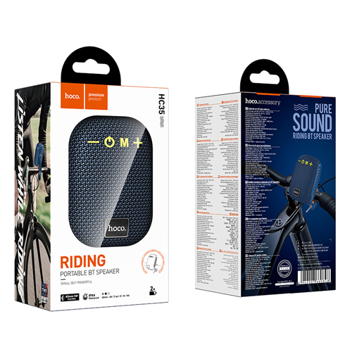 Hoco Fun Outdoor Wireless Bluetooth Speaker HC35 - Navy Blue