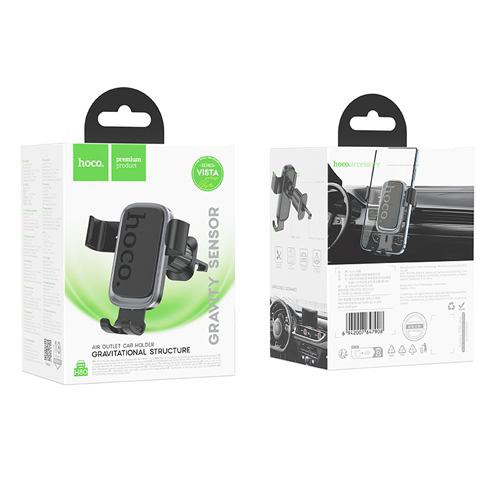 Hoco Air-Outlet Phone Car Holder H80 - Black