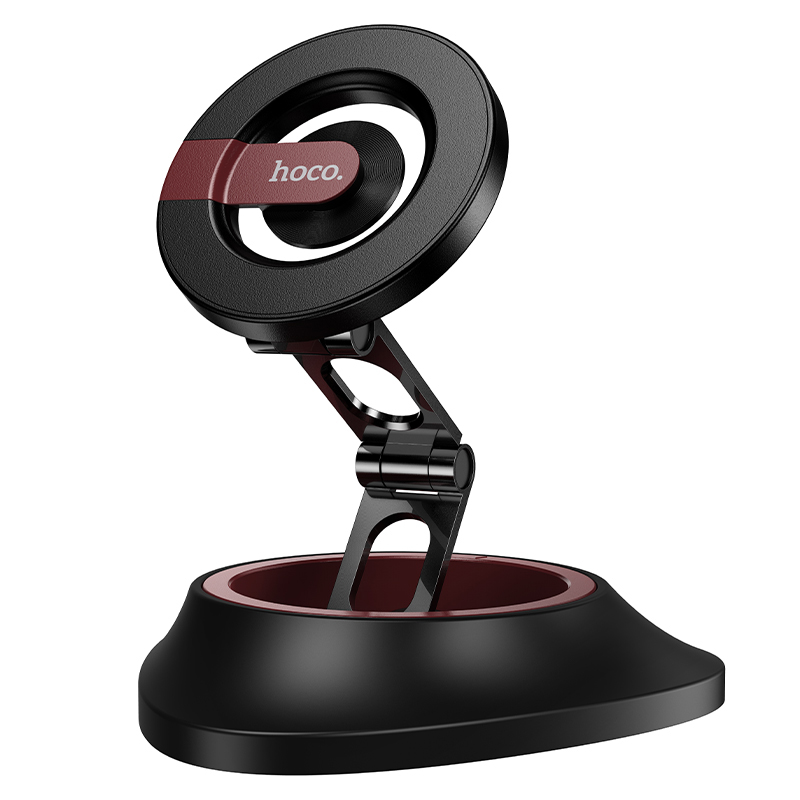 Hoco Magnetic Ring Phone Car Holder H90 - Black