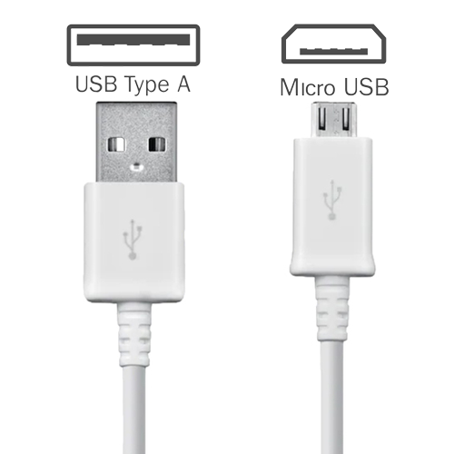 Micro USB Cable No Packaging (1.2M) - White