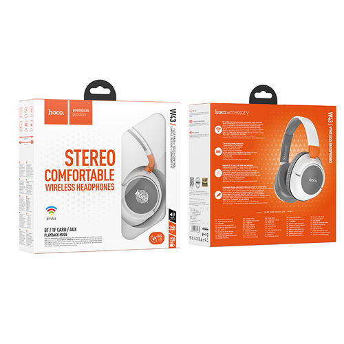 Hoco Adventure Wireless Bluetooth Headphones W43 - White