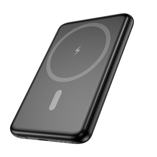 Hoco Ultra Thin Wireless Fast Charging Power Bank 5000mAh J140A - Black