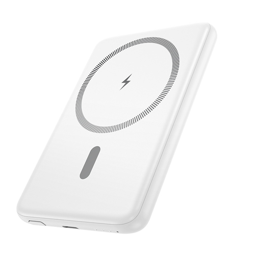 Hoco Ultra Thin Wireless Fast Charging Power Bank 5000mAh J140A - White