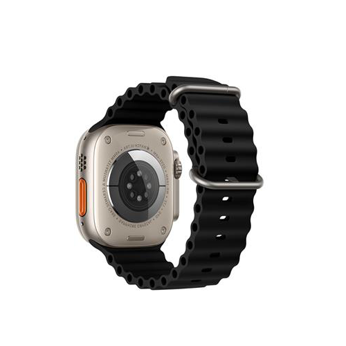 Hoco Double Silicone Strap for iWatch (38/40/41mm) WA12 - Black