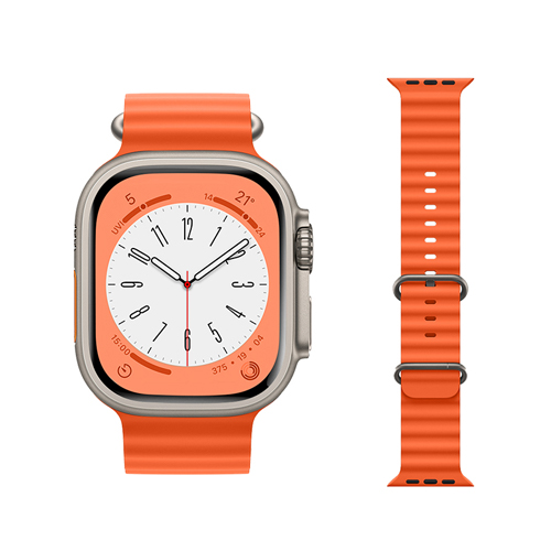 Hoco Double Silicone Strap for iWatch (38/40/41mm) WA12 - Orange