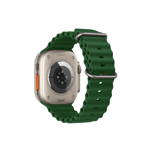 Hoco Double Silicone Strap for iWatch (42/44/45/49mm) WA12 - Alfalfa (Green)