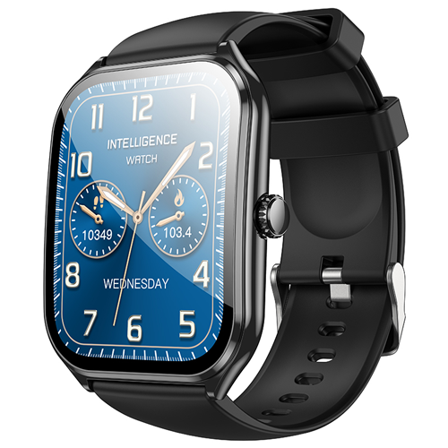 Hoco AMOLED Smart Watch Sport Design Y28 (Call Version) - Black