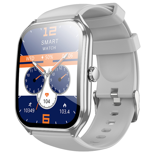 Hoco AMOLED Smart Watch Sport Design Y28 (Call Version) - Silver