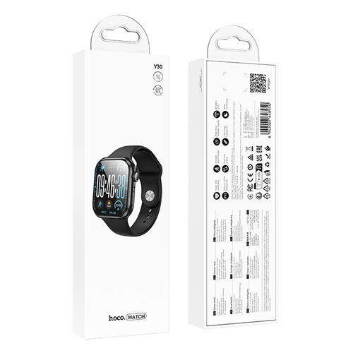 Hoco Smart Sport Watch Y30 (Call Version) - Black