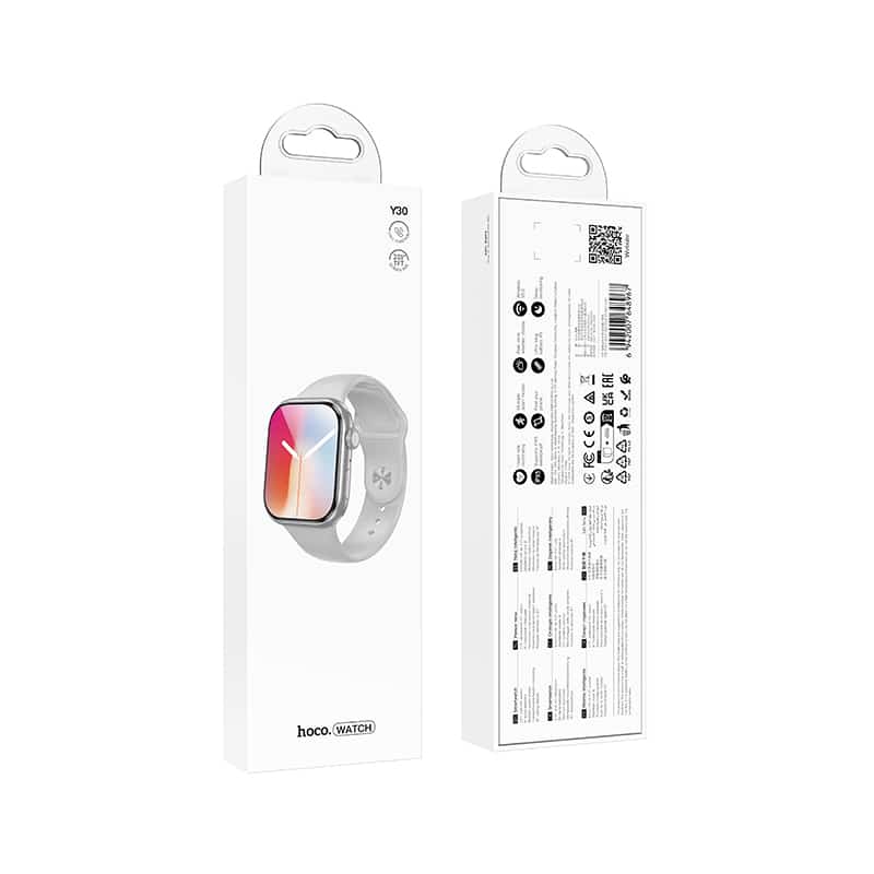 Hoco Smart Sport Watch Y30 (Call Version) - Silver