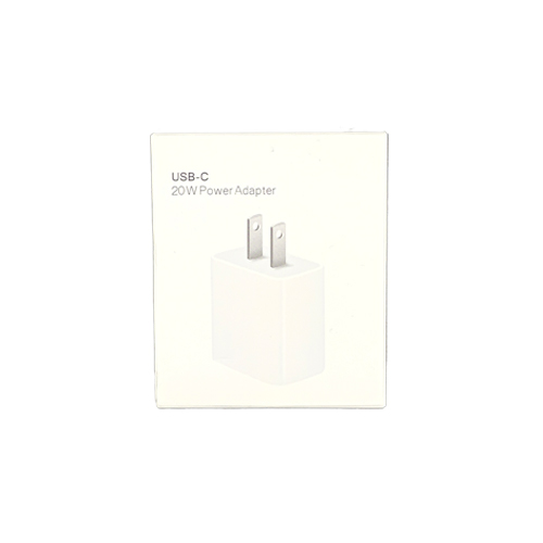 iPhone USB-C Wall Power Adapter Fast Charging in Retail Packaging (20W)