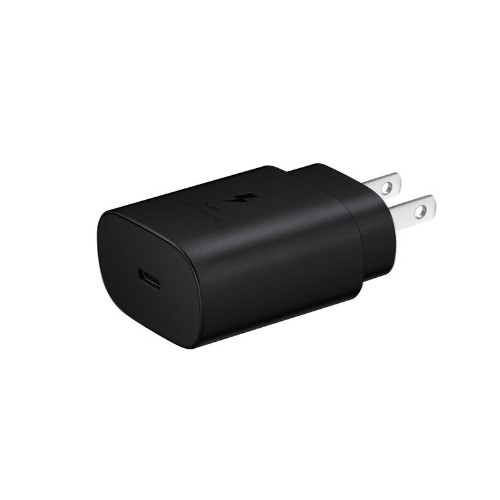 25W USB-C PD Super Fast Charging Wall Charger in Retail Packaging - Black