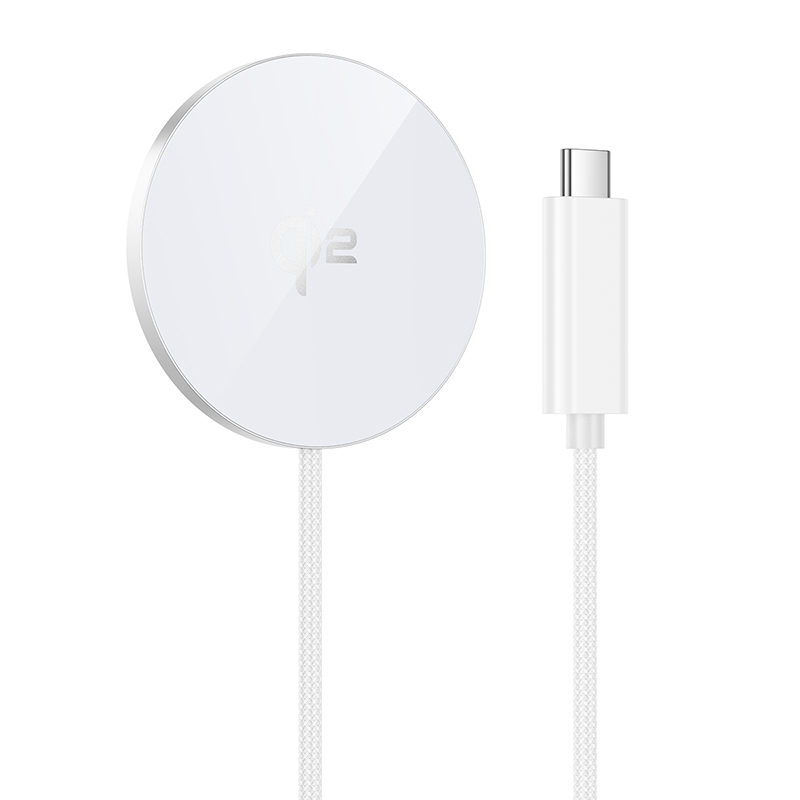 Hoco Wireless Fast Qi2 Magnetic Charger CW63 - White
