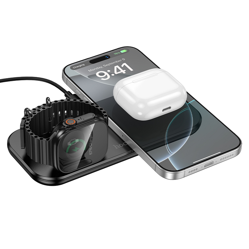 Hoco Wireless Fast Charger CW65 - Black