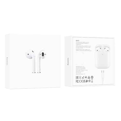 Hoco True Wireless Stereo Headset with Charging Case EW74 - White