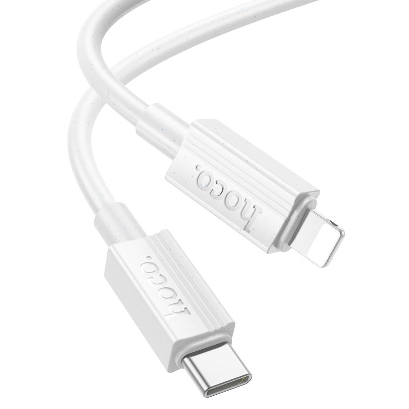 Hoco Type-C to Lightning 1mtr X107 Cable White