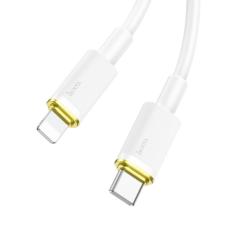 Hoco Type-C to Lightning 1mtr X109 Cable White