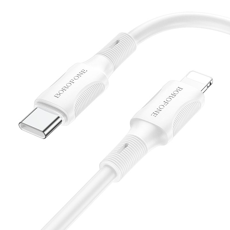 Borofone Type-C to Lightning 1mtr BX80 Cable Black